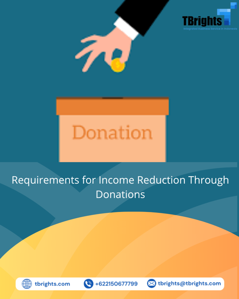Requirements for Income Reduction Through Donations