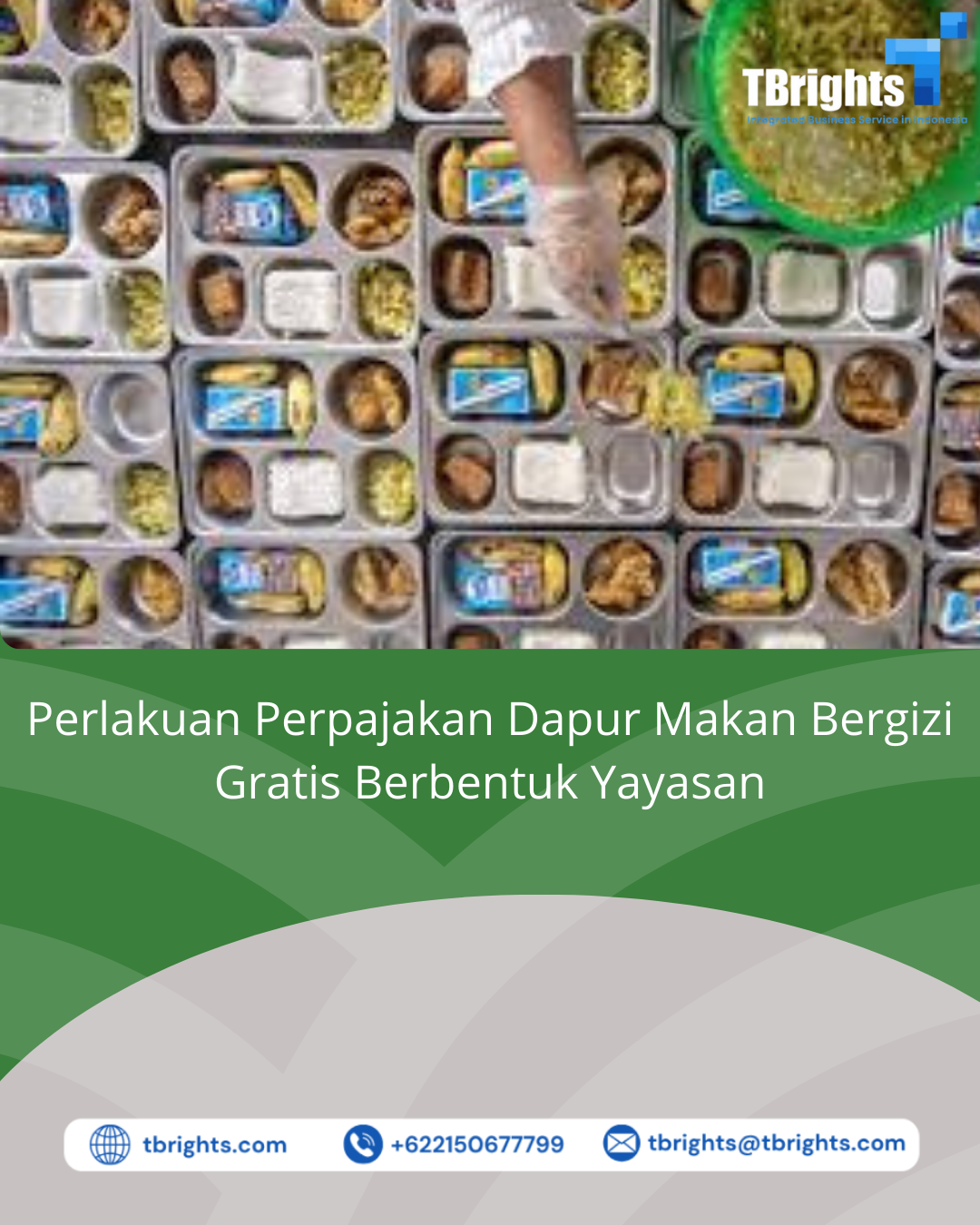Perlakuan Perpajakan Dapur Makan Bergizi Gratis Berbentuk Yayasan
